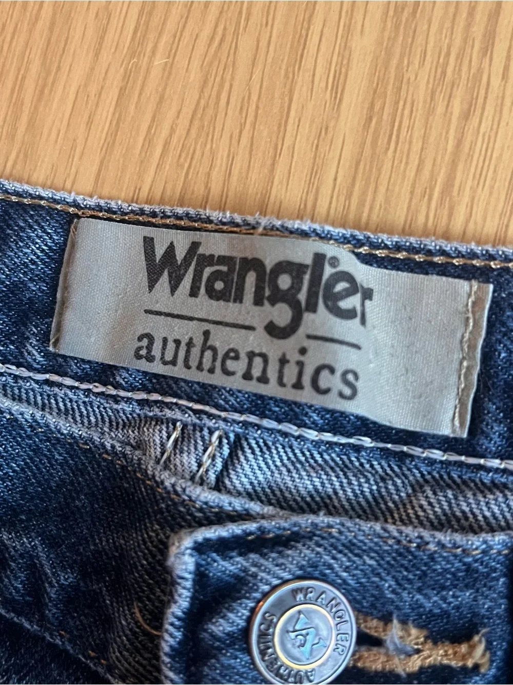 Wrangler Authentics Jeans 👖 33x30 Blue Straight Leg Denim